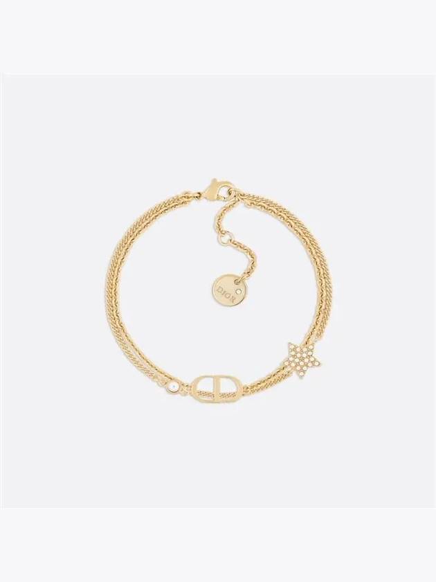 Women's Petite CD Double Bracelet Gold - DIOR - BALAAN 2