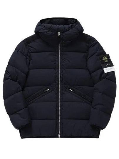 Seamless Tunnel Nylon Down Padding Navy - STONE ISLAND - BALAAN 2