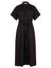 Ciao Women s Short Sleeve Long Dress 4EVA69 V08041 999 - VANESSA BRUNO - BALAAN 1