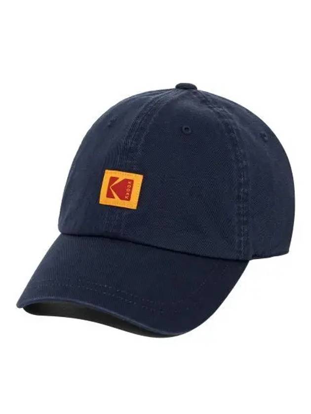 KODAK Square Logo Relax Fit Ball Cap NAVY - KODO - BALAAN 1