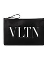 VLTN Logo Clutch Bag Black - VALENTINO - BALAAN.