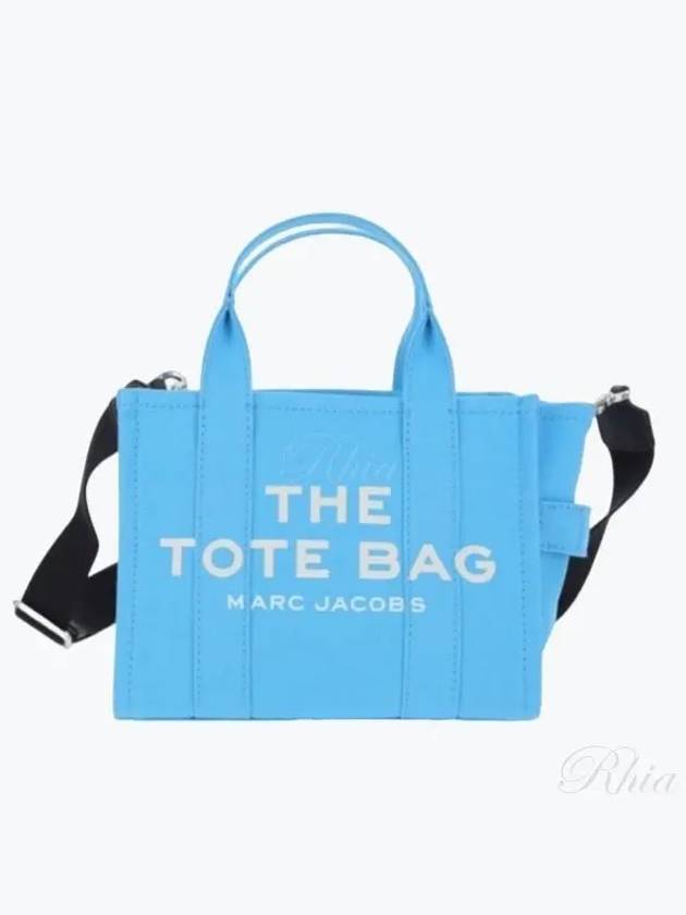 Logo Canvas Small Tote Bag Blue - MARC JACOBS - BALAAN 2