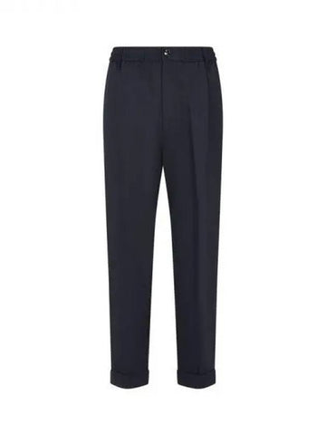 Men s tapered fit banding roll up pants navy 270692 - EMPORIO ARMANI - BALAAN 1