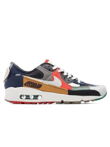 womens air max 90 legacy sneakers navy light bone - NIKE - BALAAN 1