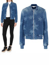 Star pattern bomber jacket 461969 SLH19 4011 - STELLA MCCARTNEY - BALAAN 1