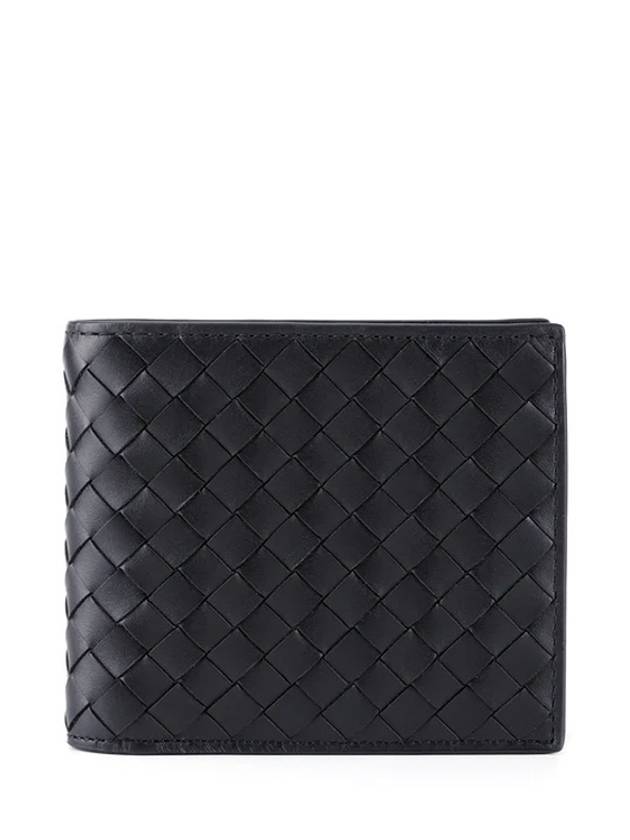 Intrecciato Weaving Half Wallet Dark Navy - BOTTEGA VENETA - BALAAN 2