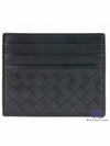 Intreciato Weaving Card Wallet Black - BOTTEGA VENETA - BALAAN 2