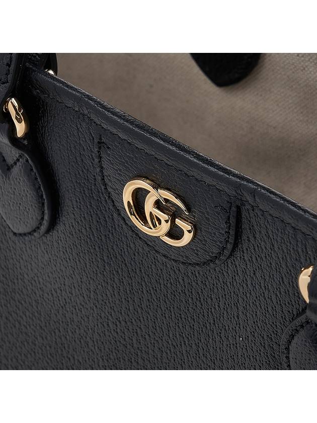 Ophidia Leather Tote Bag Black - GUCCI - BALAAN 7