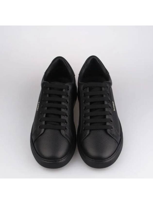 Men's Miky Leather Low Top Sneakers All Black - BALLY - BALAAN 5