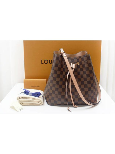 Damier Neonoe Bucket Shoulder Bag Pink N50042 - LOUIS VUITTON - BALAAN 2