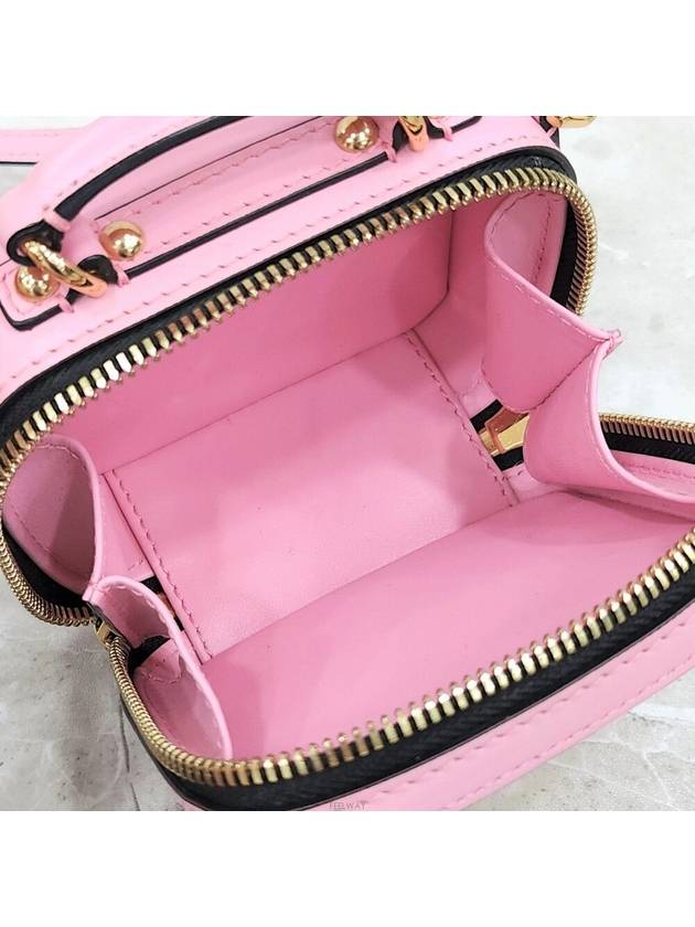 Lux You DG logo calfskin micro bag pink - DOLCE&GABBANA - BALAAN 6