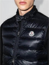 Gui Logo Patch Padding Vest Night Blue - MONCLER - BALAAN 6