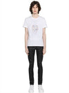 Skull Organic Cotton Jersey Short Sleeve T-Shirt White - ALEXANDER MCQUEEN - BALAAN 7