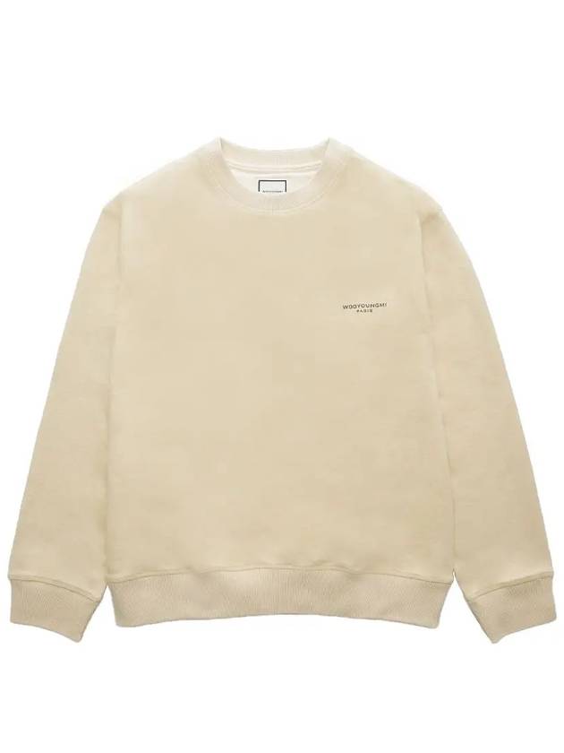 Square Label Sweatshirt Ivory - WOOYOUNGMI - BALAAN 7