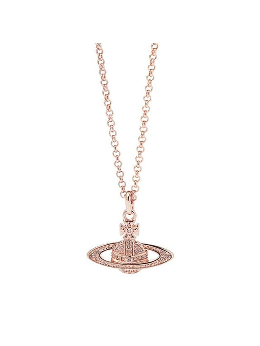 Mini Bas Relief Pendant Necklace Rose Gold - VIVIENNE WESTWOOD - BALAAN 1