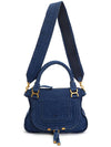 Marcie Double Carry Shoulder Bag Blue - CHLOE - BALAAN 8