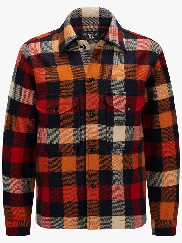 Check Wool Flannel Long Sleeves Shirt - POLO RALPH LAUREN - BALAAN 2