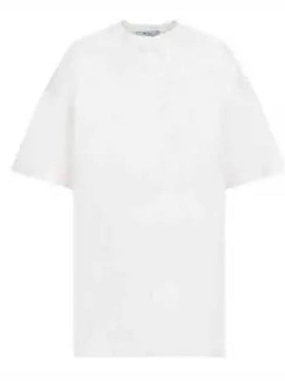 Patch Logo Cotton Short Sleeve T-Shirt White - PRADA - BALAAN 2