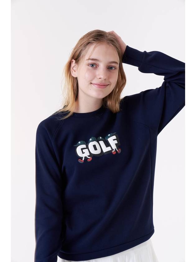 Golf Rhythm Stretch Pullover Navy - GOXO - BALAAN 1