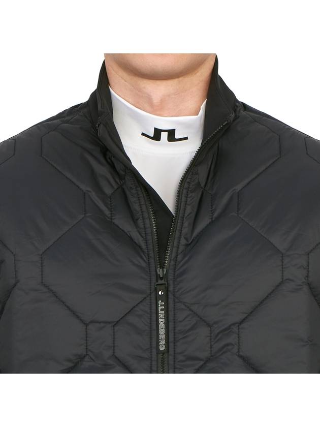 quilt hybrid padded jacket black - J.LINDEBERG - BALAAN 9