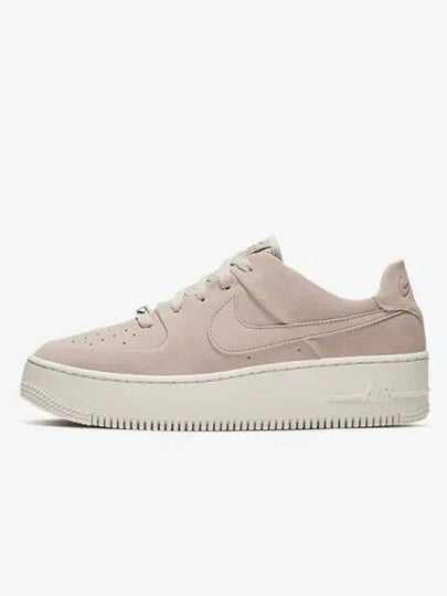 Women's  Air Force 1 Sage Low Top Sneakers Particle Beige - NIKE - BALAAN 2