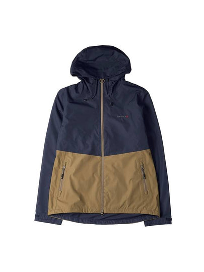 Logo Hiker Hooded Jacket Navy - BARBOUR - BALAAN 2