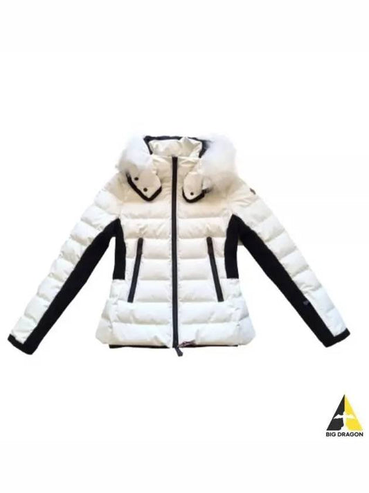 Grenoble Lamura Padding White - MONCLER - BALAAN.