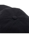 Women's Side Logo Embroidered Ball Cap Black - JACQUEMUS - BALAAN.