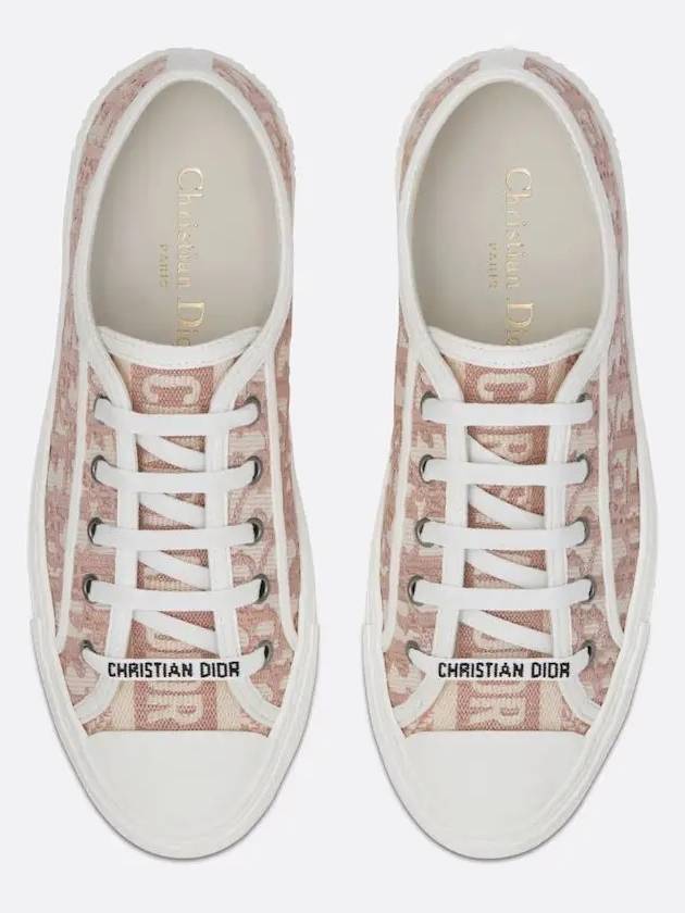 Walk'N'Dior Oblique Low Top Sneakers Nude - DIOR - BALAAN 4