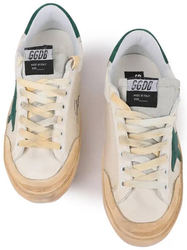 Superstar Low Top Sneakers Green Beige - GOLDEN GOOSE - BALAAN 3