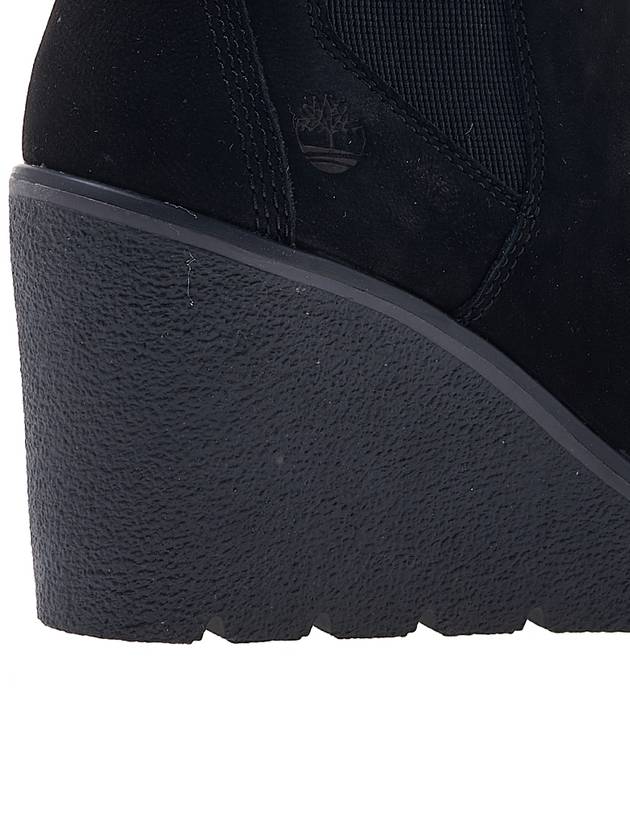 Women's Suede Ankle Boots A1RKY PARIS HEIGHT DOUBLE GORE CHELSEA BLACK NUBUC - TIMBERLAND - BALAAN 10