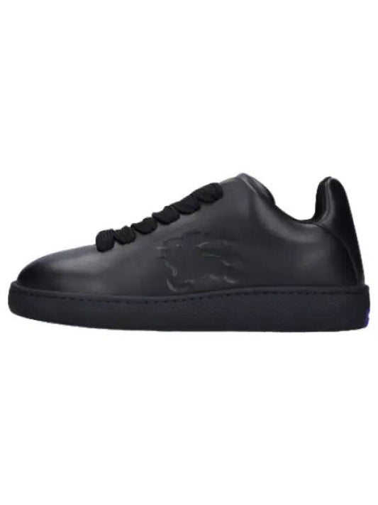 leather box sneakers black - BURBERRY - BALAAN 1