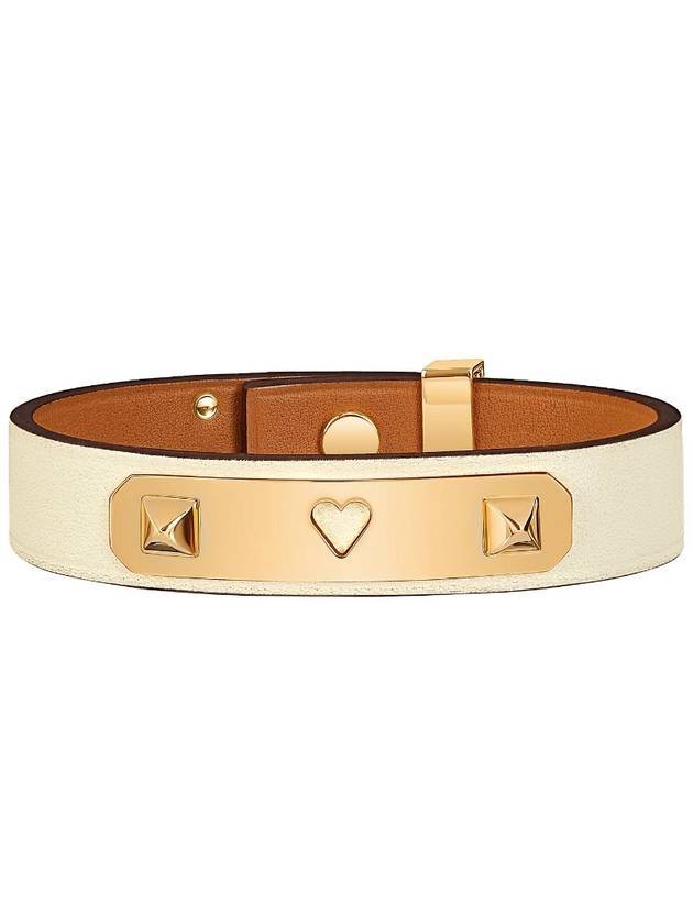 Small Heart Bracelet Cream - HERMES - BALAAN 1