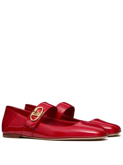 Valentino Garavani Flat shoes Red - VALENTINO - BALAAN 2