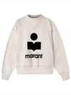 Moby Logo Print Sweatshirt Ecru - ISABEL MARANT - BALAAN 2