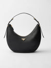 Large Leather Shoulder Bag Black - PRADA - BALAAN 2