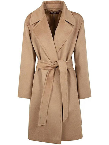 TIGRE Belted Wool Coat Camel 2426016091 006 - MAX MARA - BALAAN 1