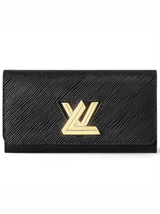 Epi Grain Twist Long Wallet Black - LOUIS VUITTON - BALAAN 2