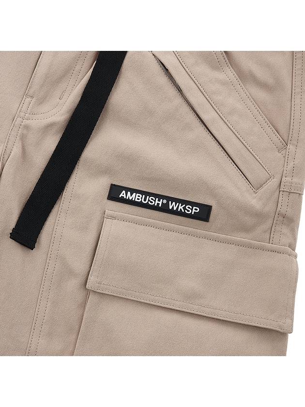 Men's Cargo Bermuda Shorts Beige - AMBUSH - BALAAN 6