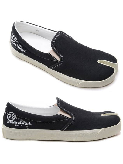 Men's Logo Stitch Tabi Slip-On Black - MAISON MARGIELA - BALAAN 2