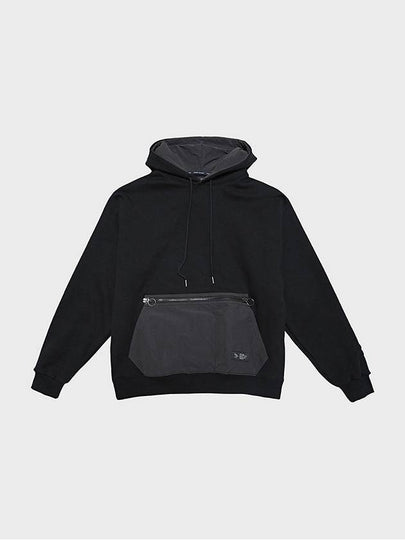 Zipper Pocket Hood Black - FFEFF STUDIO - BALAAN 2