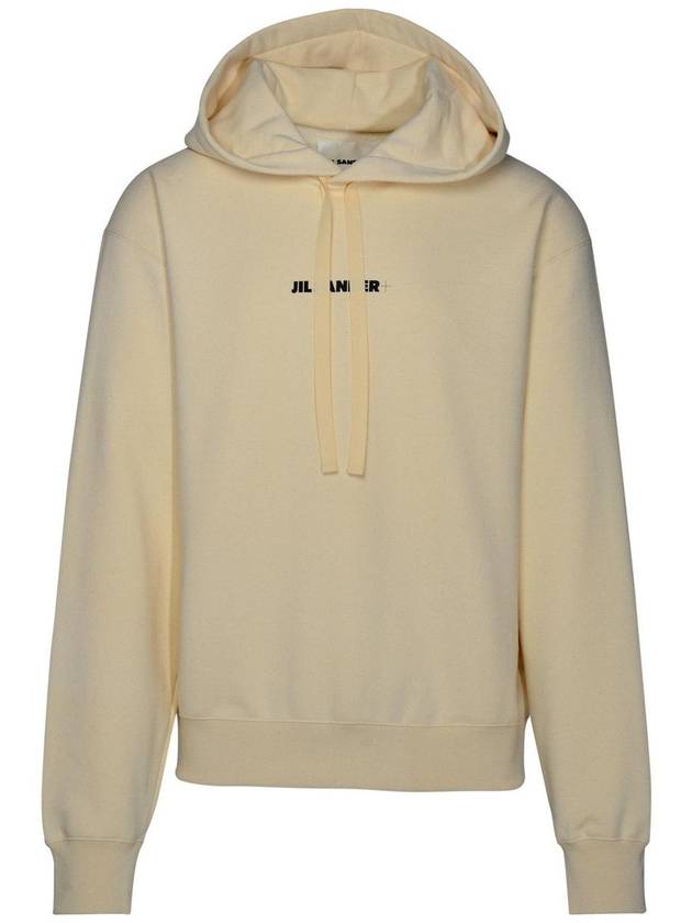 Plus Logo Hoodie Beige - JIL SANDER - BALAAN 2