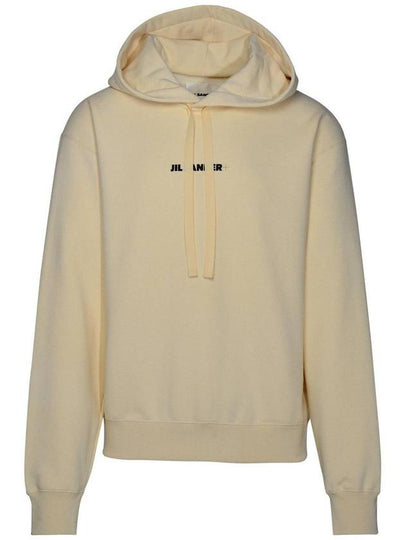 Plus Logo Hoodie Beige - JIL SANDER - BALAAN 2