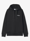 EKD Print Cotton Blend Hoodie Black - BURBERRY - BALAAN 2