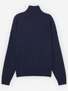 Fox Head Intarsia Comfort Turtleneck Ink Blue - MAISON KITSUNE - BALAAN 3