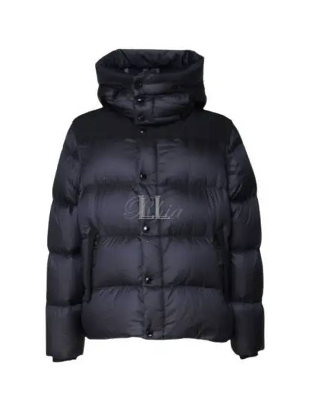 Hooded Nylon Down Padding Navy - BURBERRY - BALAAN 2