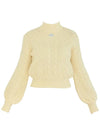 golf wear balloon sleeve sweater yellow - J JANE - BALAAN 2