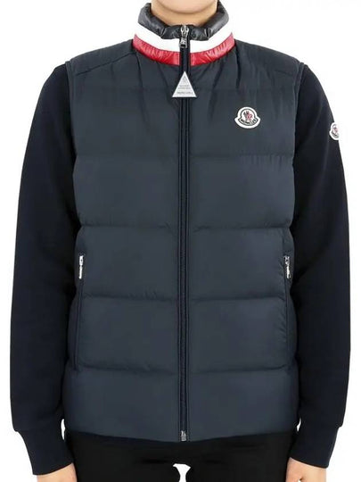 Kids MERAB down padded vest navy 1A00022 549SK 77G 12 14A adult wearable - MONCLER - BALAAN 2