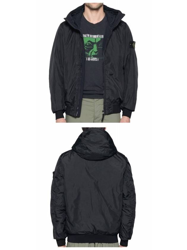 Crinkle Reps R NY Padding Black - STONE ISLAND - BALAAN 5