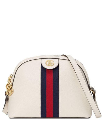 Ophidia Small Leather Shoulder Bag White - GUCCI - BALAAN 1